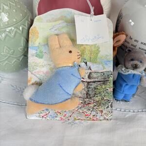 Gift Beatrix Potter Peter Rabbit Plush Toy Baby Shower or Welcome Gift